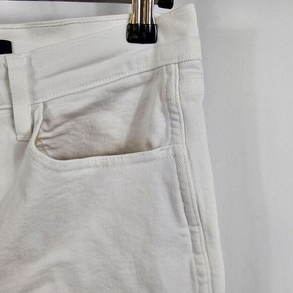 3X1 N.Y.C Denim High Rise Straight Leg Jeans in White - Size 28 - Picture 5 of 14